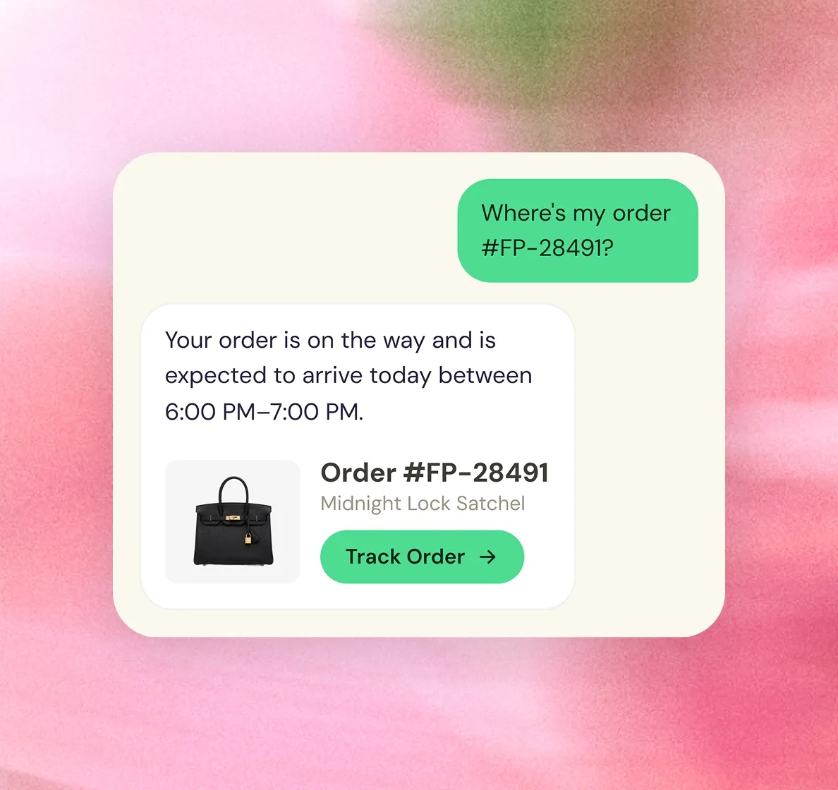 Ecommerce example conversation